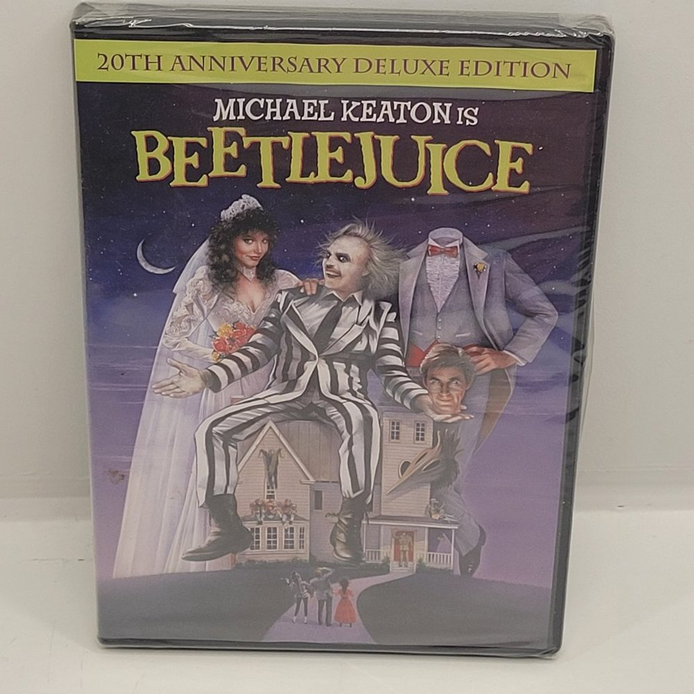 BeetleJuice - New - Sealed - DVD‎ - 20th Anniversery Deluxe Edition